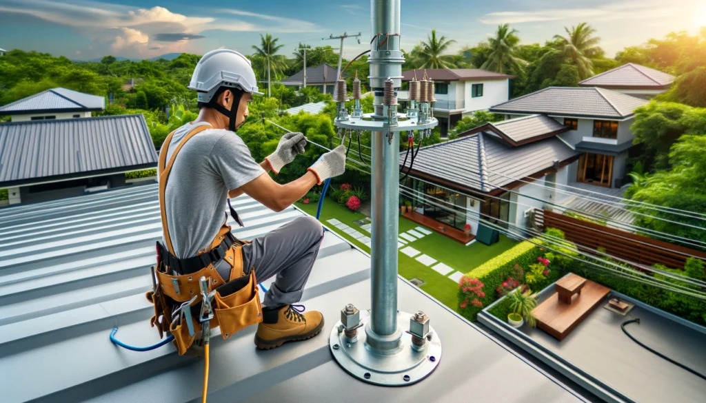 Thực Hiện Bảo Trì và Nâng Cấp Hệ Thống Chống Sét